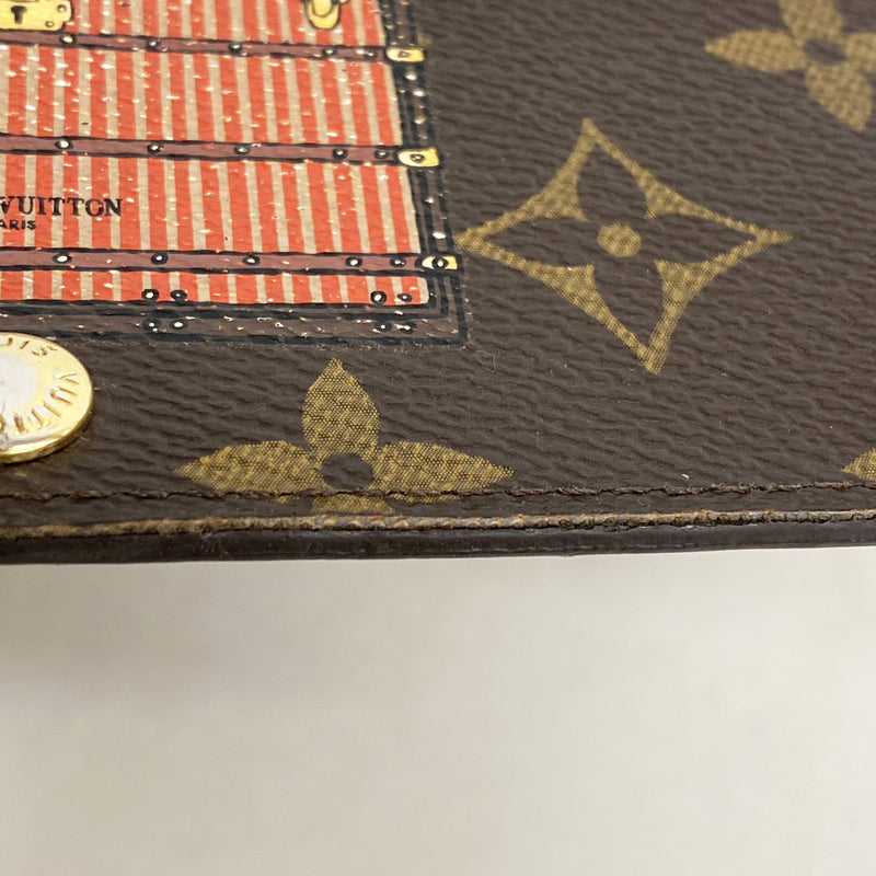 【6kd3536】ルイヴィトン 長財布 モノグラム ポルトフォイユサラトランク M60415 ブラウン【中古】レディース