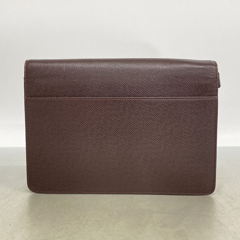 【6kd3545】ルイヴィトン クラッチバッグ タイガ セレンガ M30786 アカジュー【中古】メンズ