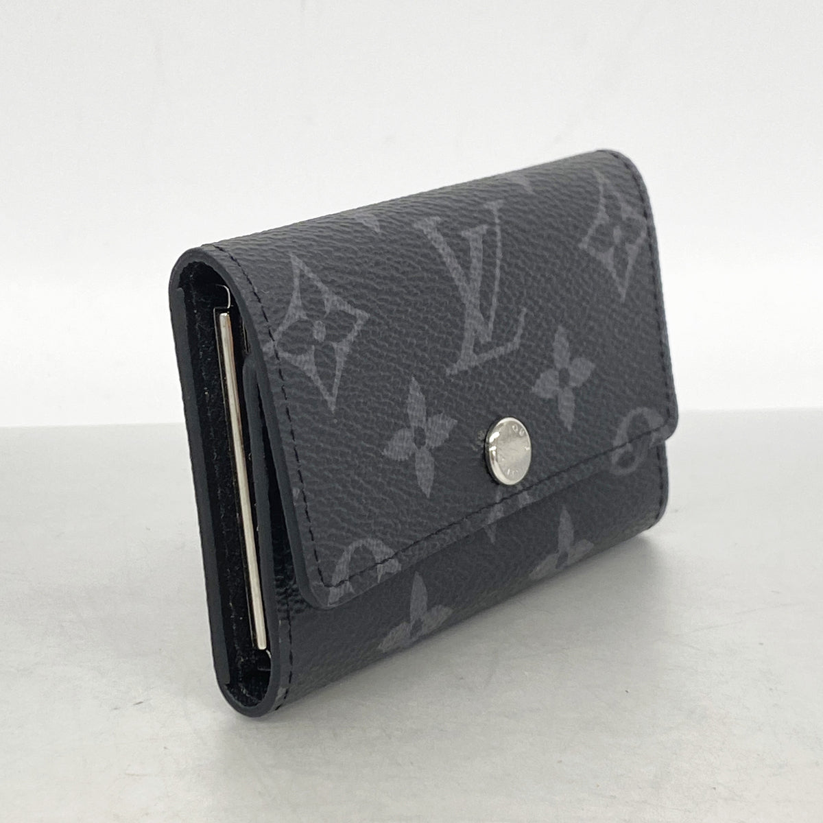 【6kd3547】ルイヴィトン キーケース モノグラム・エクリプス ミュルティクレ6 M82603 ブラック【中古】メンズ