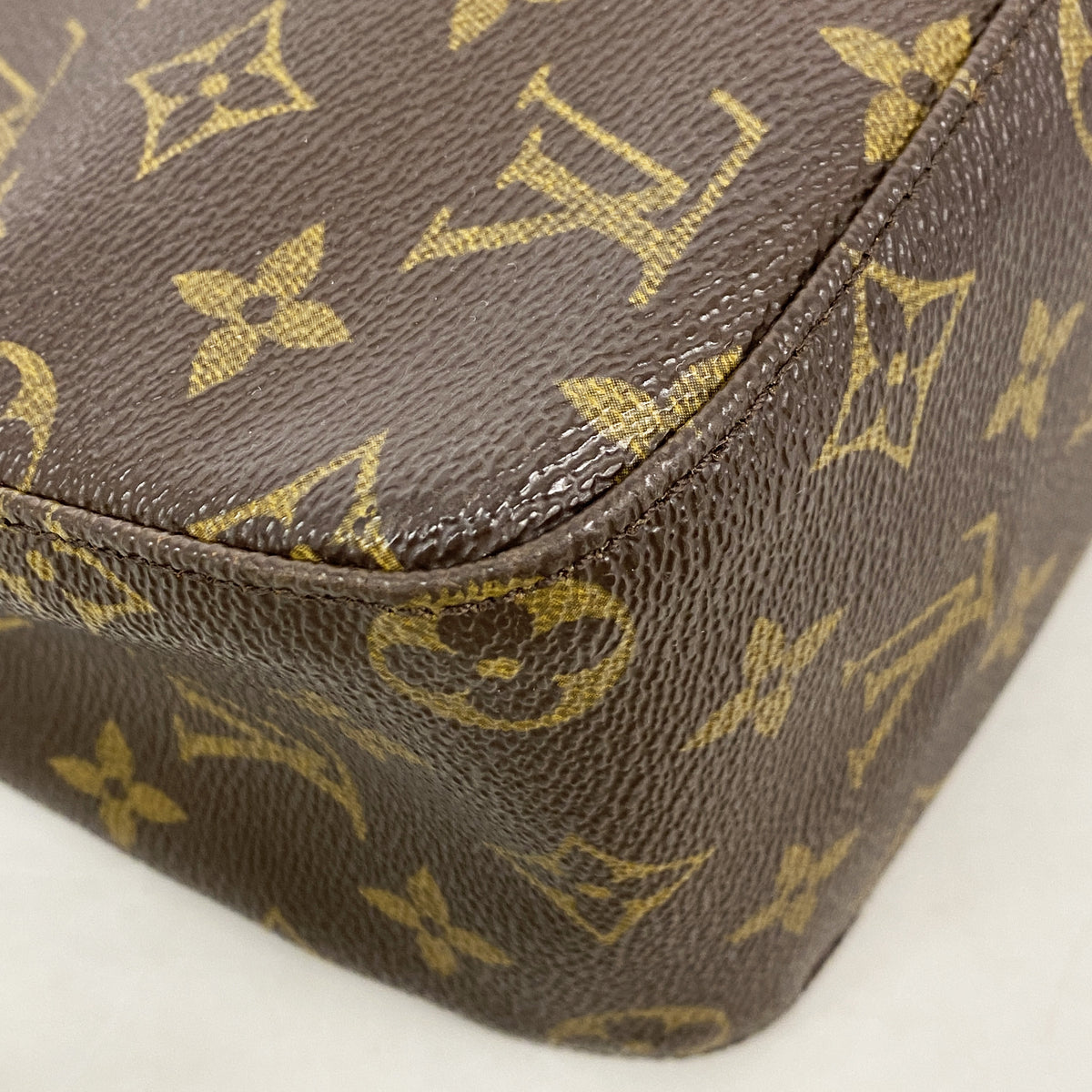 【6kd3551】ルイヴィトン ショルダーバッグ モノグラム ルーピングMM M51146 ブラウン【中古】レディース