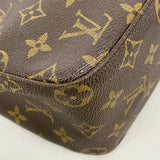【6kd3551】ルイヴィトン ショルダーバッグ モノグラム ルーピングMM M51146 ブラウン【中古】レディース