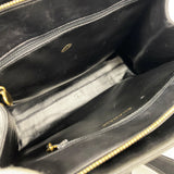 【6kd3554】シャネル ハンドバッグ Vステッチ レザー ブラック ゴールド金具 2wayバッグ【中古】レディース