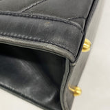 【6kd3554】シャネル ハンドバッグ Vステッチ レザー ブラック ゴールド金具 2wayバッグ【中古】レディース