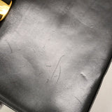 【6kd3556】サルヴァトーレフェラガモ ショルダーバッグ ヴァラ レザー ブラック ゴールド金具【中古】レディース