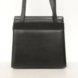 【6kd3556】サルヴァトーレフェラガモ ショルダーバッグ ヴァラ レザー ブラック ゴールド金具【中古】レディース