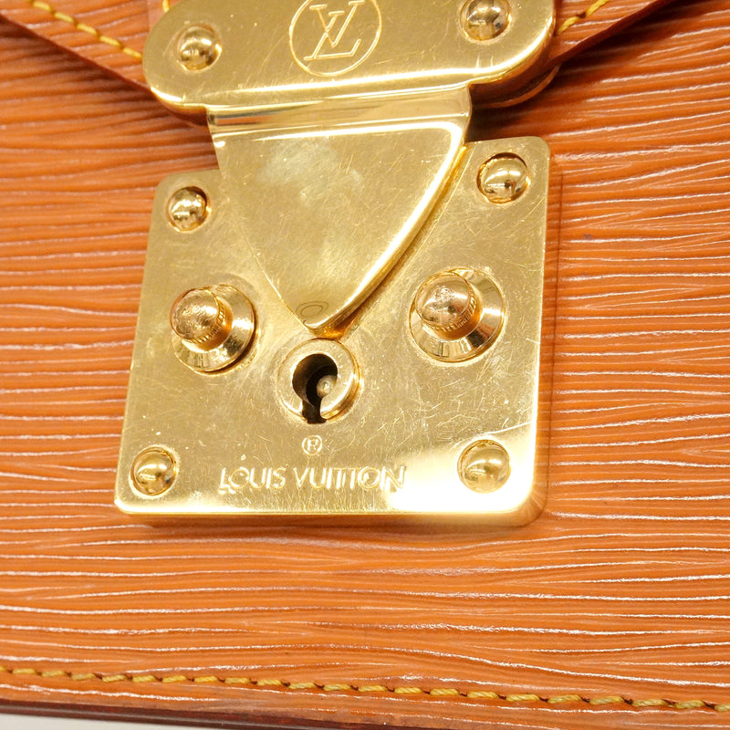 【6kd3563】ルイヴィトン クラッチバッグ エピ ポシェットセリエドラゴンヌ M52618 ジパングゴールド【中古】メンズ