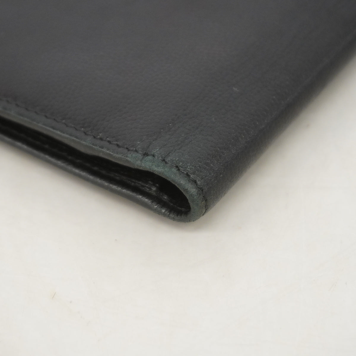 【6kd3567】シャネル 長財布 キャビアスキン ブラック シルバー金具【中古】レディース