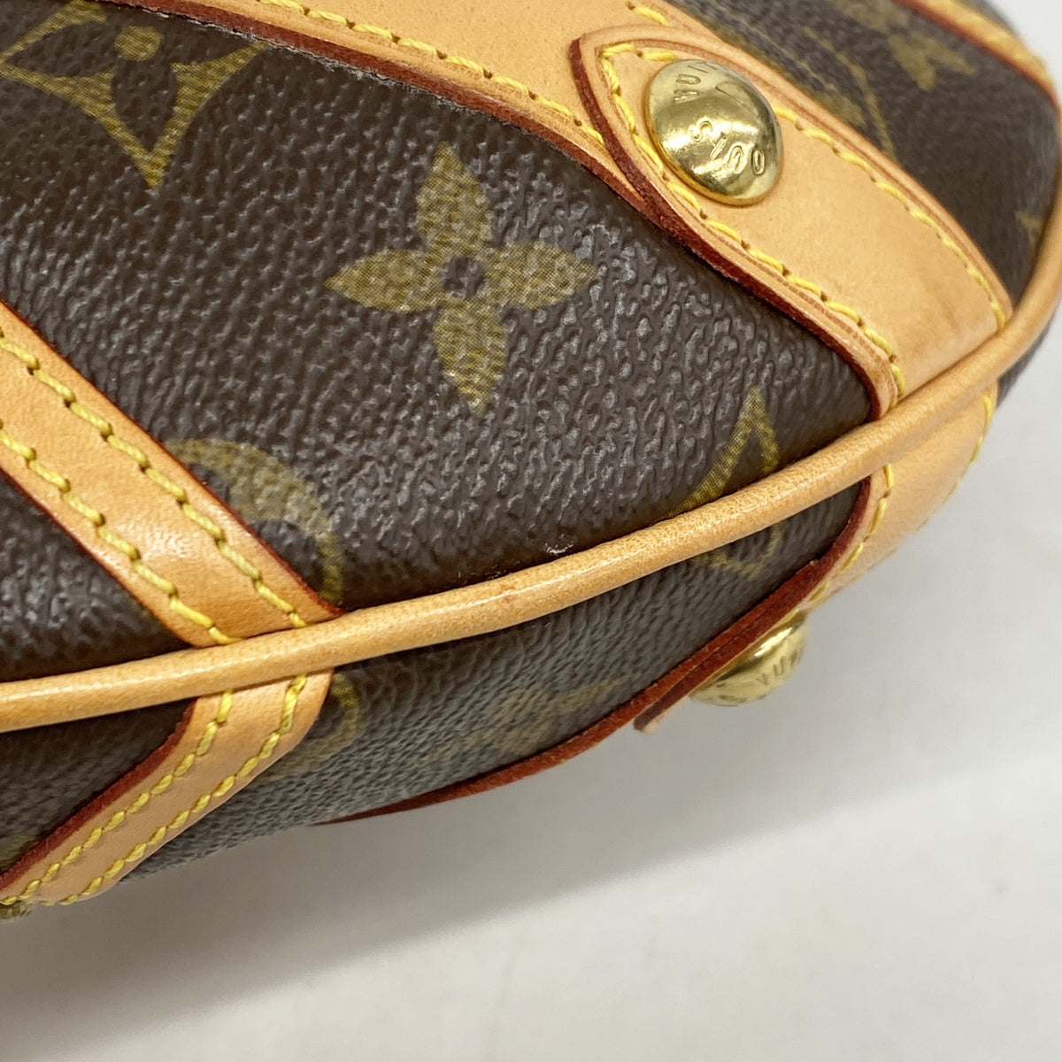 【6kd3579】ルイヴィトン ショルダーバッグ モノグラム レオノール M92394 ブラウン【中古】レディース