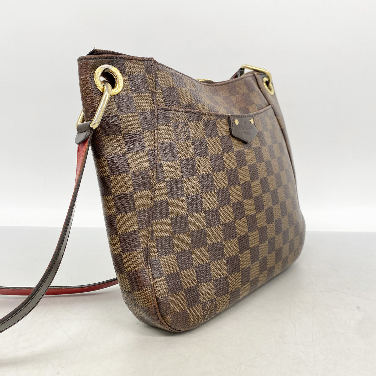 【6kd3581】ルイヴィトン ショルダーバッグ ダミエ サウスバンク N42230 エベヌ【中古】レディース