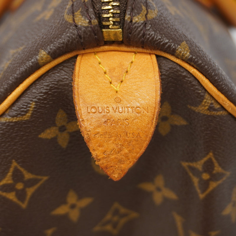 【6kd3589】ルイヴィトン ハンドバッグ モノグラム スピーディ35 M41107 ブラウン【中古】レディース