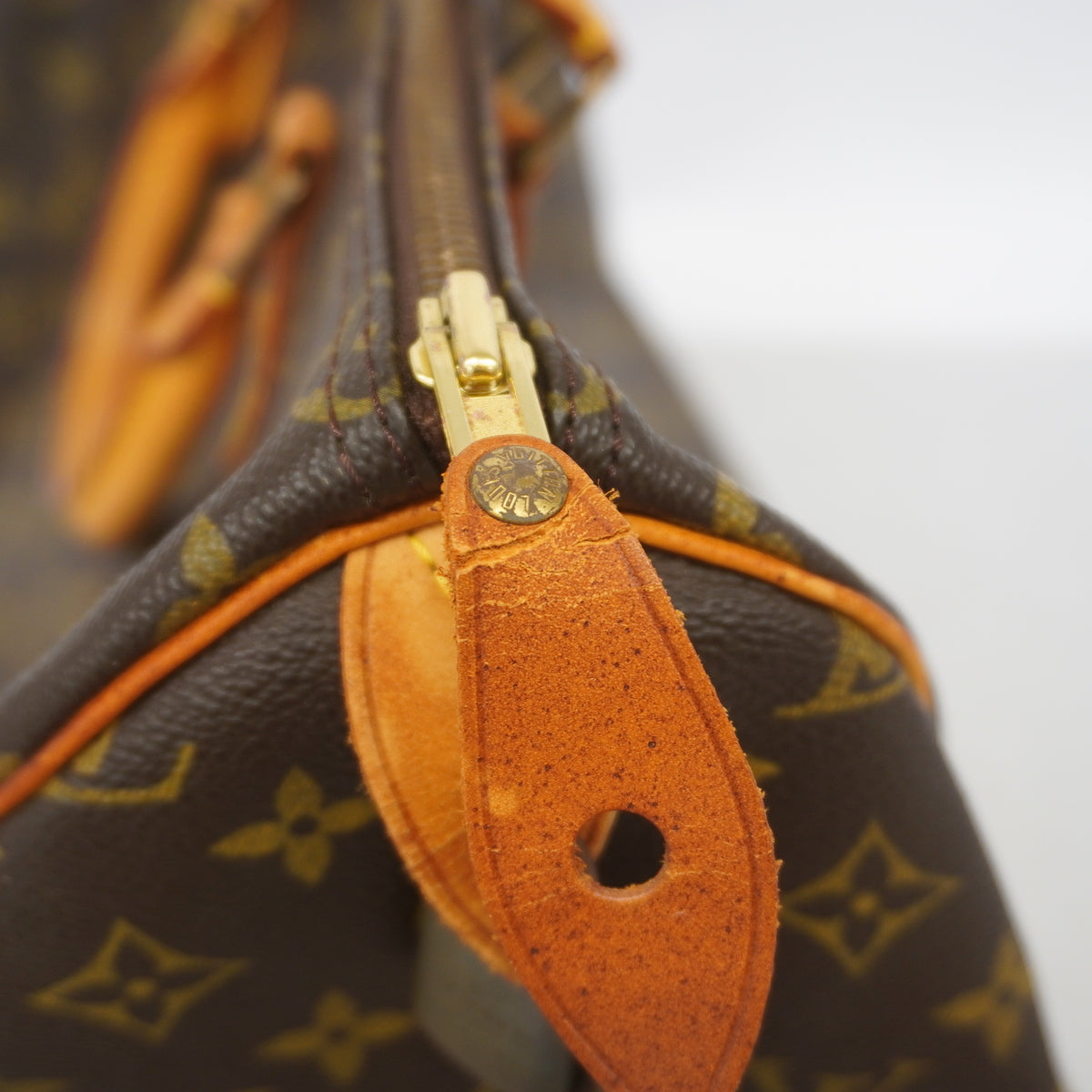 【6kd3590】ルイヴィトン ハンドバッグ モノグラム スピーディ35 M41107 ブラウン【中古】レディース