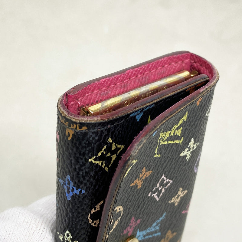 【6kd3611】ルイヴィトン キーケース モノグラム・マルチカラー ミュルティクレ4 M93732 グルナード【中古】レディース