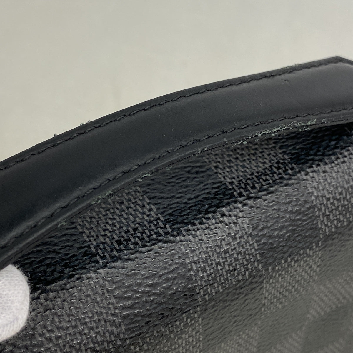 【6kd3631】ルイヴィトン 長財布 ダミエ・グラフィット ジッピーXL N41503 ブラック グレー【中古】メンズ