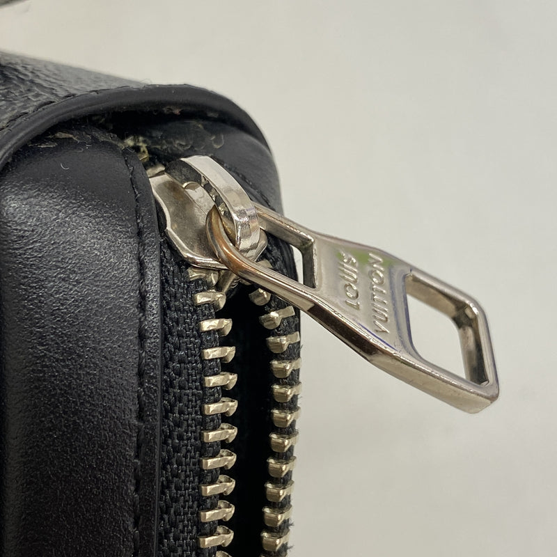 【6kd3631】ルイヴィトン 長財布 ダミエ・グラフィット ジッピーXL N41503 ブラック グレー【中古】メンズ