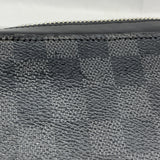 【6kd3631】ルイヴィトン 長財布 ダミエ・グラフィット ジッピーXL N41503 ブラック グレー【中古】メンズ