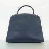 【6kd3662】エルメス ハンドバッグ ダルヴィ クシュベル ネイビー シルバー金具 □F刻印【中古】レディース