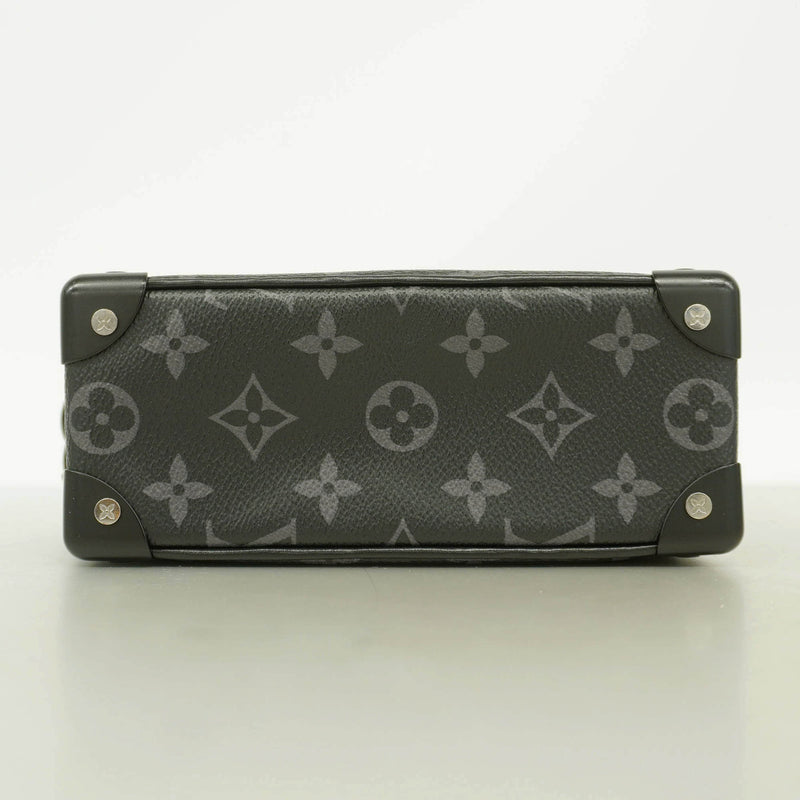 【6kd3663】ルイヴィトン ショルダーバッグ モノグラム・エクリプス ミニソフトトランク M44735 ブラック【中古】メンズ