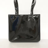 【6kd3671】シャネル ショルダーバッグ パテントレザー ブラック ゴールド金具【中古】レディース