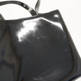 【6kd3671】シャネル ショルダーバッグ パテントレザー ブラック ゴールド金具【中古】レディース