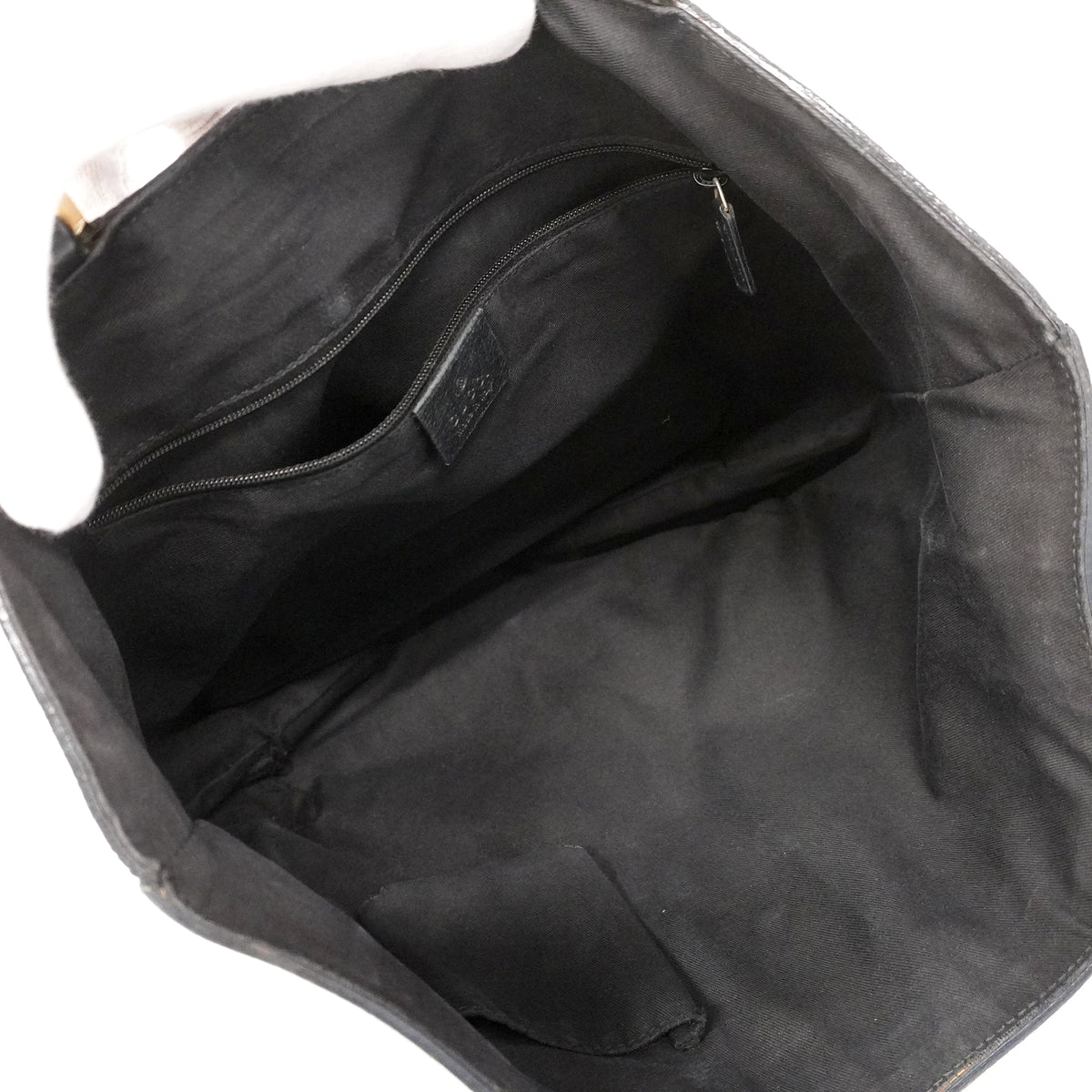 【6kd3673】グッチ トートバッグ GGキャンバス 130739 キャンバス ブラック ゴールド金具【中古】レディース