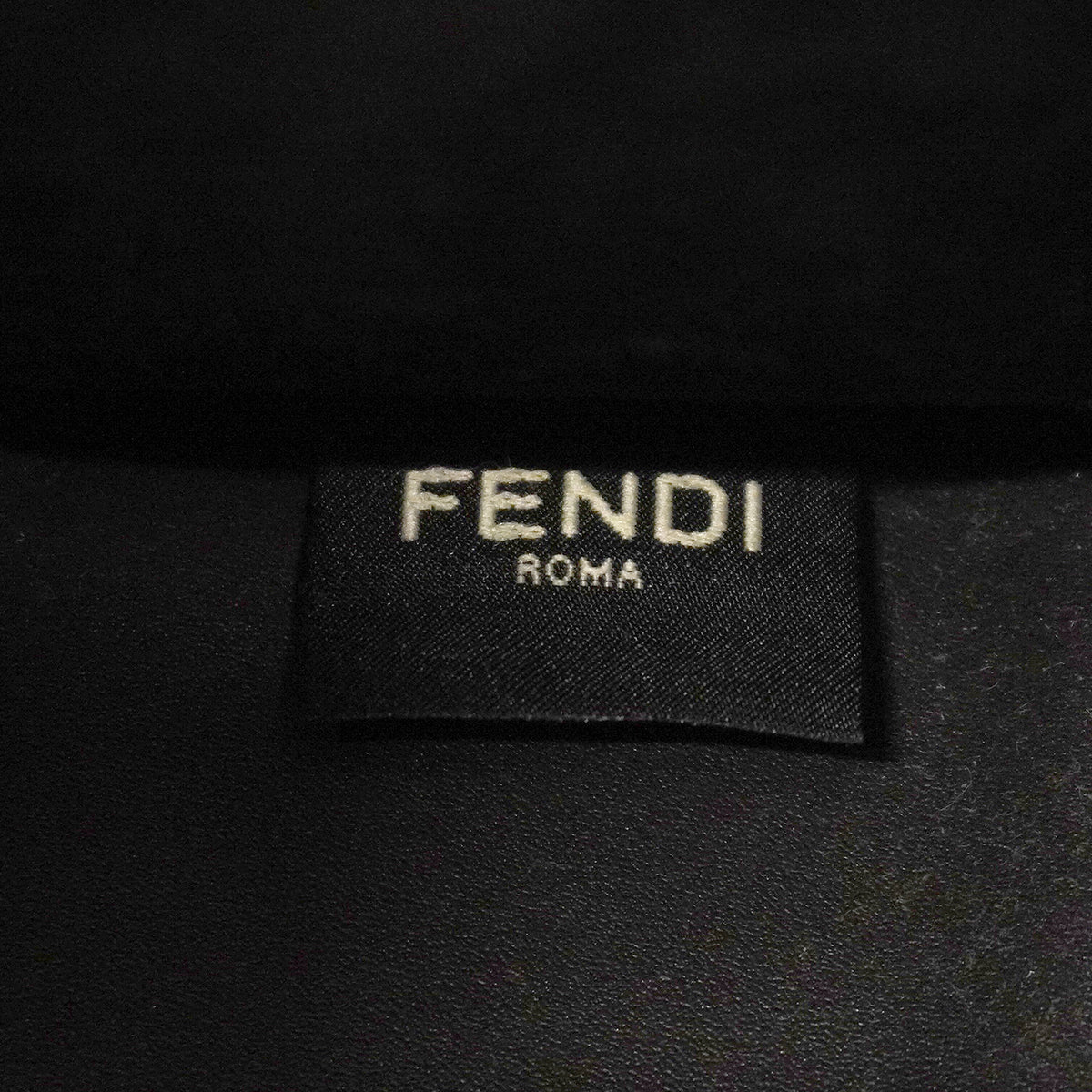 【6kd3704】フェンディ ハンドバッグ サンシャイン レザー ブラック ゴールド金具【中古】レディース