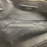 【6kd3710】フェンディ ショルダーバッグ レザー ブラック シルバー金具【中古】メンズ
