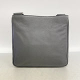 【6kd3738】プラダ ショルダーバッグ ヴィッテロシティ レザー ブラック シルバー金具【中古】メンズ