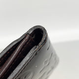 【6kd3756】ルイヴィトン 三つ折り財布 ヴェルニ ポルトモネビエカルトクレディ M93523 アマラント【中古】レディース