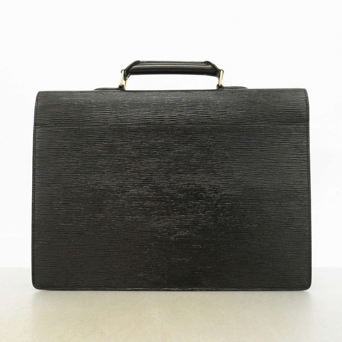 【6kd3810】ルイヴィトン ブリーフケース エピ セルヴィエットコンセイエ M54422 ノワール【中古】メンズ