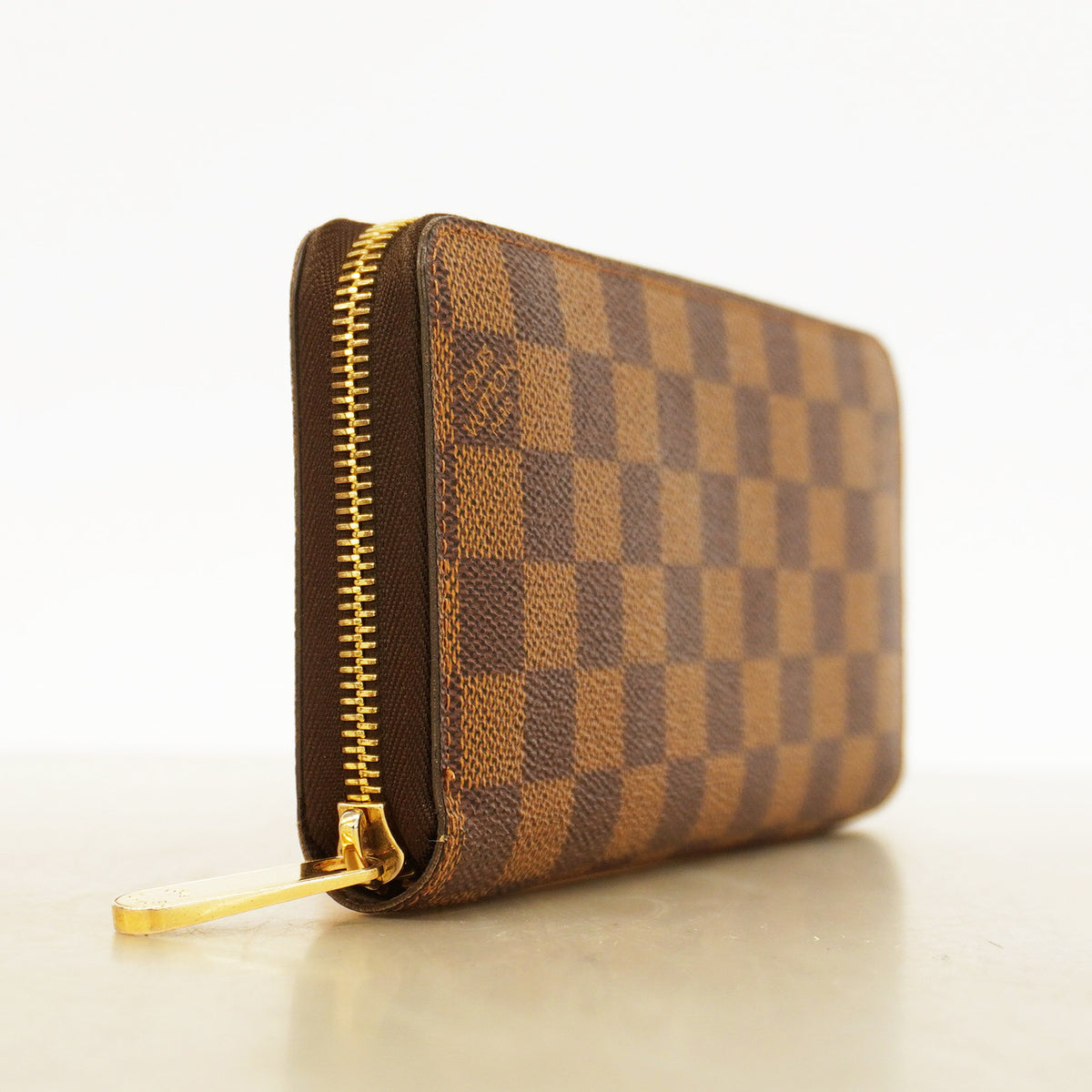 【6kd3816】ルイヴィトン 長財布 ダミエ ジッピーウォレット N60015 エベヌ【中古】メンズ レディース ユニセックス