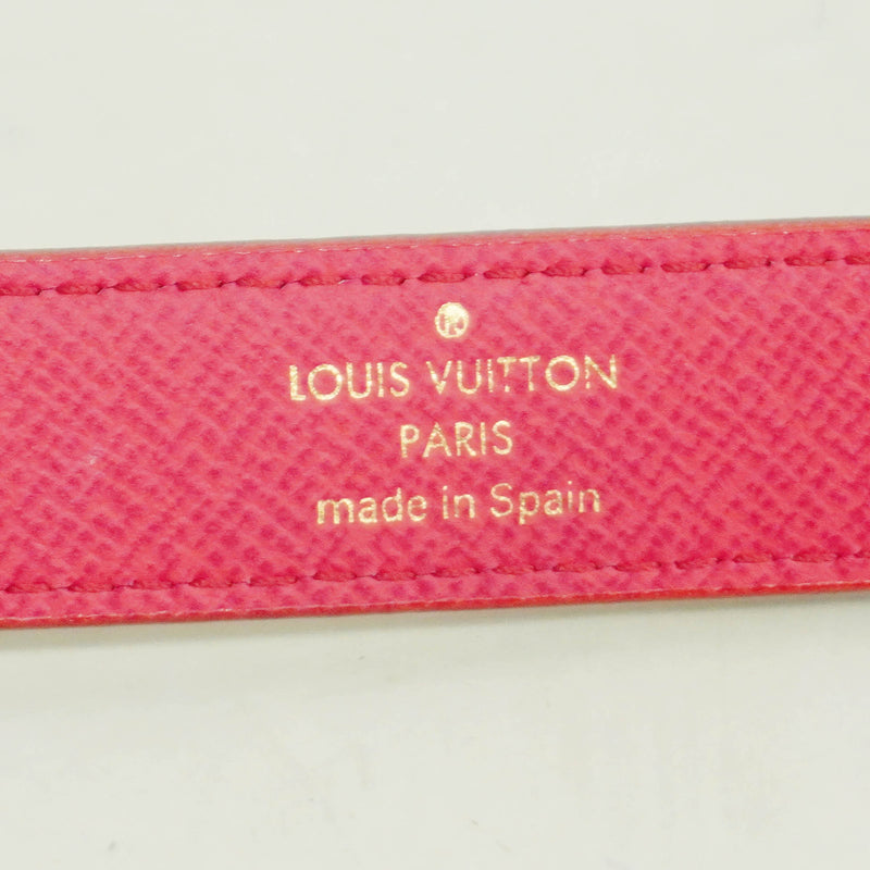 【6kd3818】ルイヴィトン ベルト モノグラム・マルチカラー サンチュールイニシャル M9630 ブロン【中古】レディース
