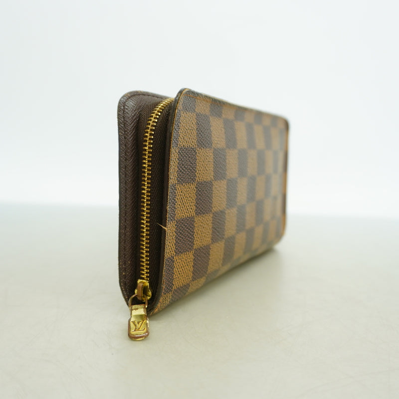 【6kd3820】ルイヴィトン 長財布 ダミエ ポルトモネジップ N61728 エベヌ【中古】メンズ レディース ユニセックス