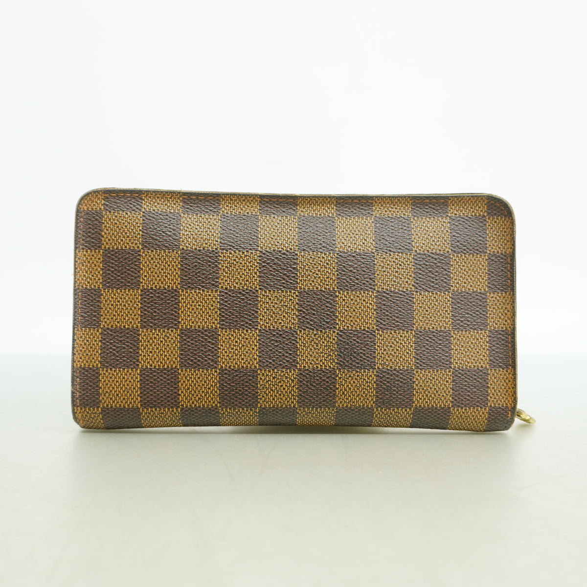 【6kd3820】ルイヴィトン 長財布 ダミエ ポルトモネジップ N61728 エベヌ【中古】メンズ レディース ユニセックス