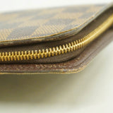 【6kd3820】ルイヴィトン 長財布 ダミエ ポルトモネジップ N61728 エベヌ【中古】メンズ レディース ユニセックス