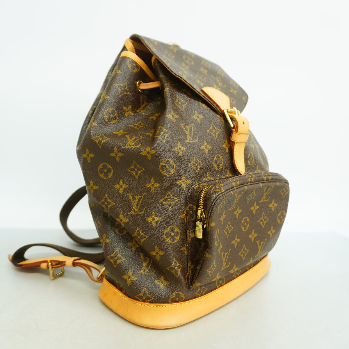 【6kd3821】ルイヴィトン リュック・デイパック モノグラム モンスリGM M51135 ブラウン【中古】レディース