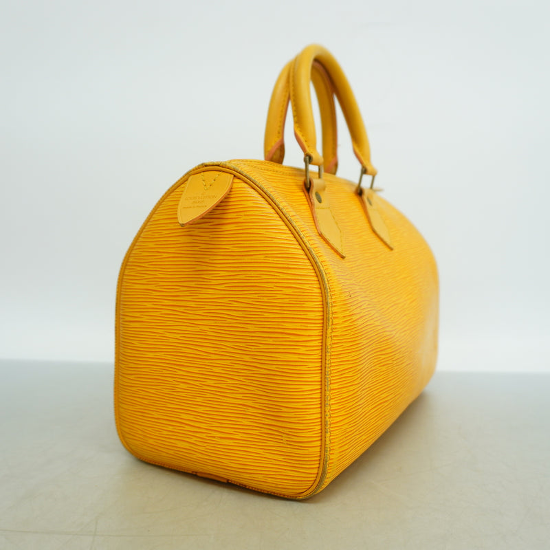 【6kd3823】ルイヴィトン ハンドバッグ エピ スピーディ25 M43019 ジョーヌ【中古】レディース