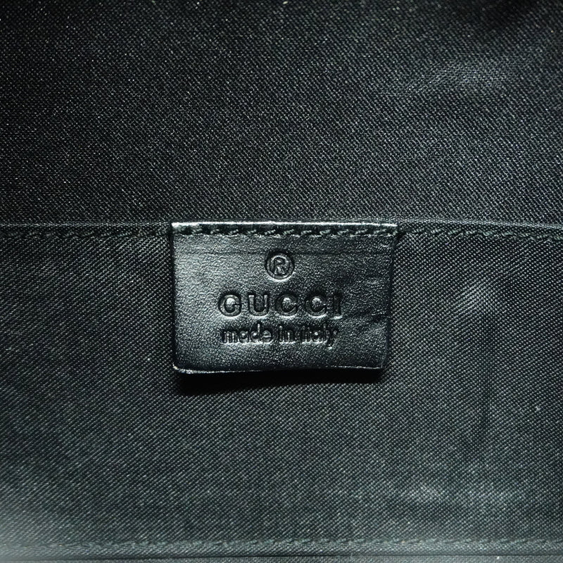 【6kd3827】グッチ ハンドバッグ GGキャンバス 000 0602 キャンバス ブラック シルバー金具【中古】レディース