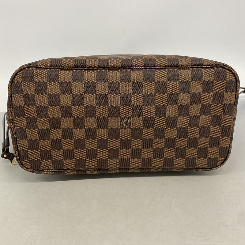 【6kd3842】ルイヴィトン トートバッグ ダミエ ネヴァーフルMM N51105 エベヌ【中古】レディース