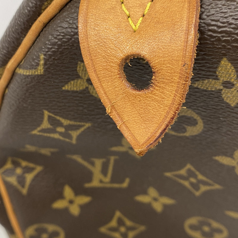 【6kd3843】ルイヴィトン ハンドバッグ モノグラム スピーディ35 M41107 ブラウン【中古】レディース
