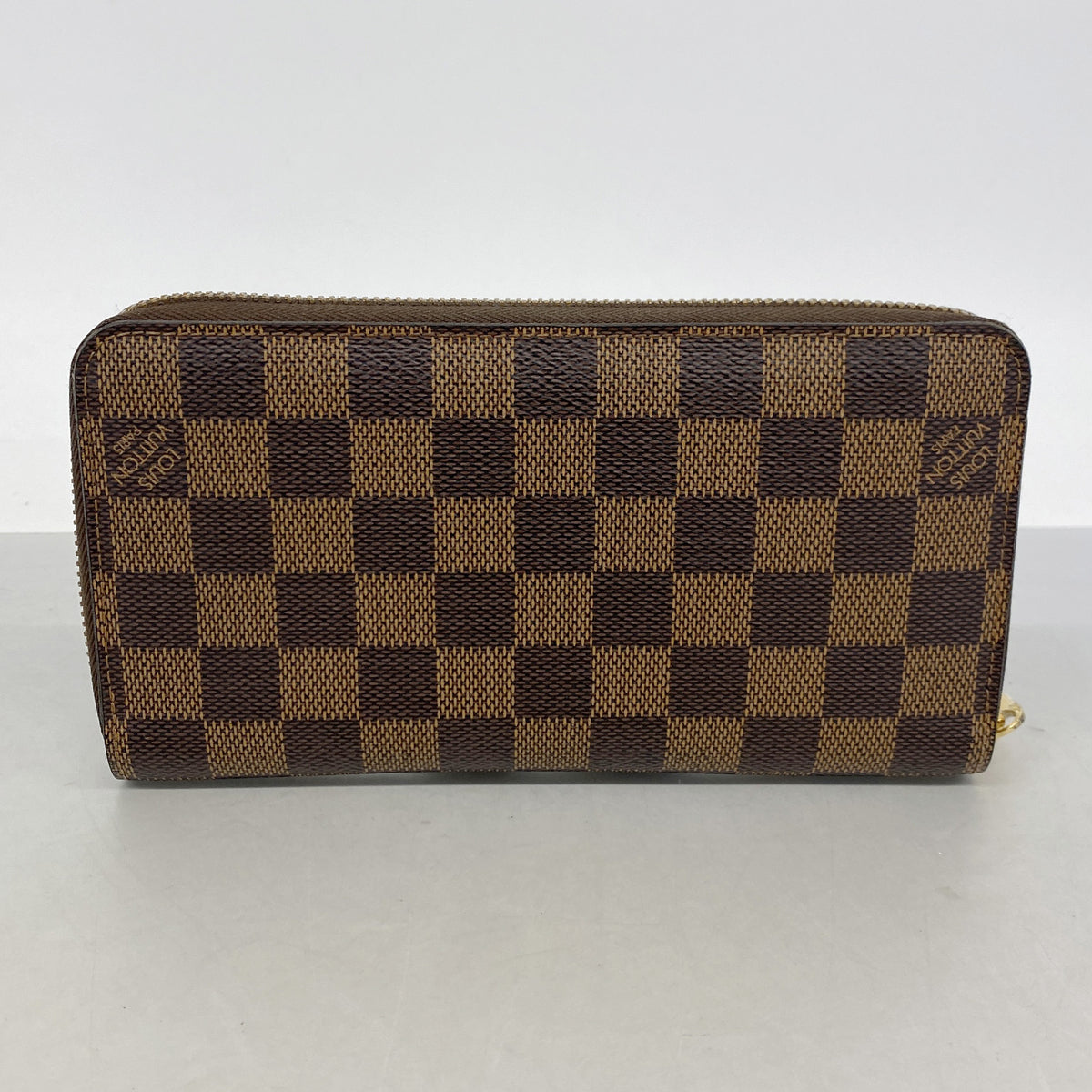【6kd3845】ルイヴィトン 長財布 ダミエ ジッピーウォレット N60015 エベヌ【中古】メンズ レディース ユニセックス