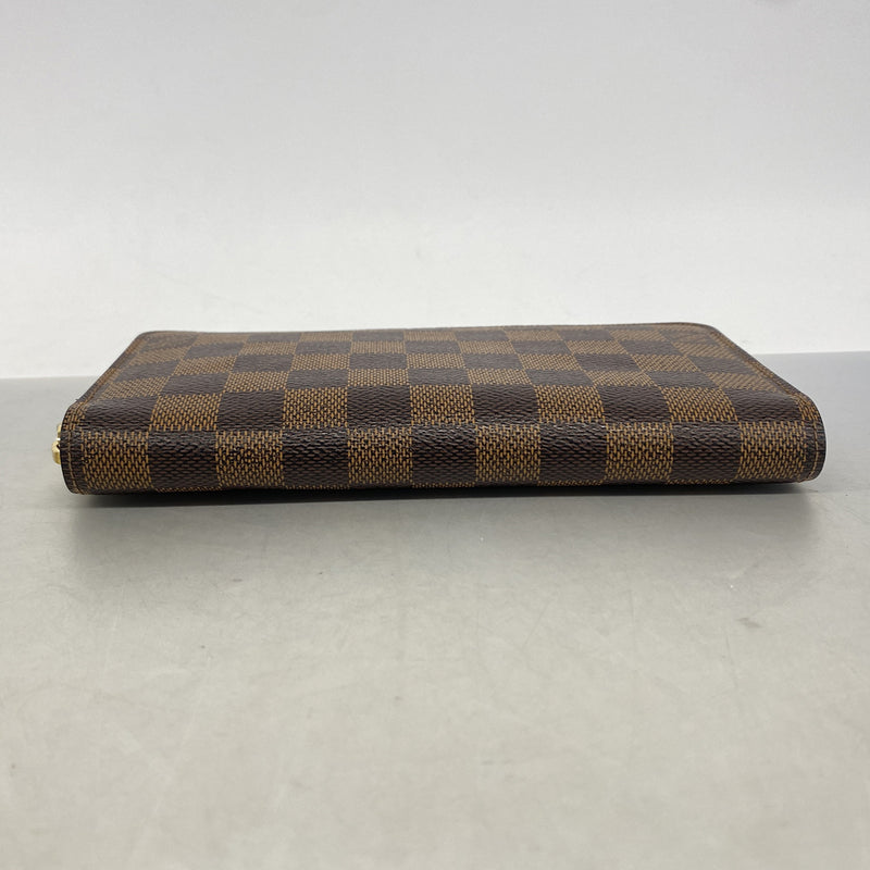 【6kd3845】ルイヴィトン 長財布 ダミエ ジッピーウォレット N60015 エベヌ【中古】メンズ レディース ユニセックス