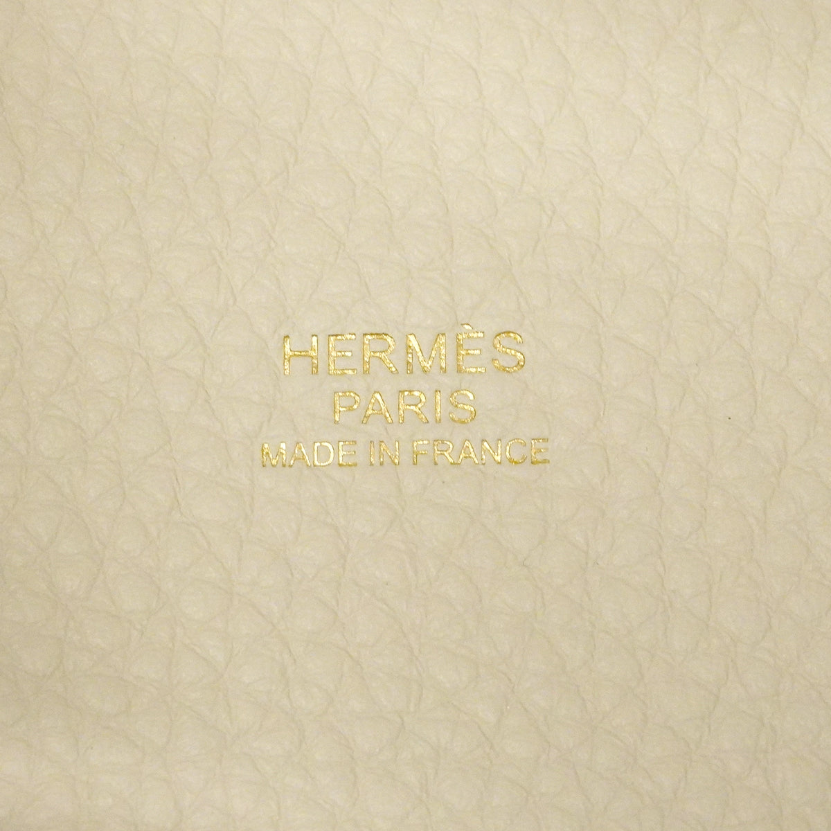 【6kd3879】エルメス ハンドバッグ ピコタンロックPM トリヨンクレマンス クレ ゴールド金具 G刻印【中古】レディース