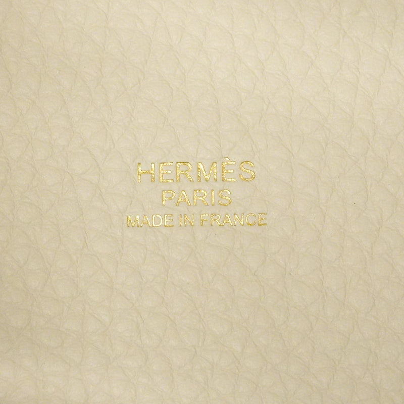 【6kd3879】エルメス ハンドバッグ ピコタンロックPM トリヨンクレマンス クレ ゴールド金具 G刻印【中古】レディース