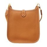 【6kd3880】エルメス ショルダーバッグ エヴリンTPM トリヨンクレマンス ゴールド ゴールド金具 G刻印【中古】レディース