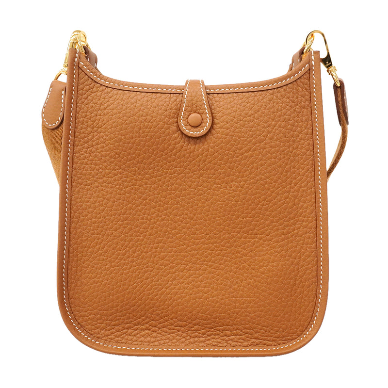 【6kd3880】エルメス ショルダーバッグ エヴリンTPM トリヨンクレマンス ゴールド ゴールド金具 G刻印【中古】レディース