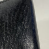 【6kd3893】グッチ 長財布 インターロッキングG 408801 レザー ブラック シルバー金具【中古】メンズ