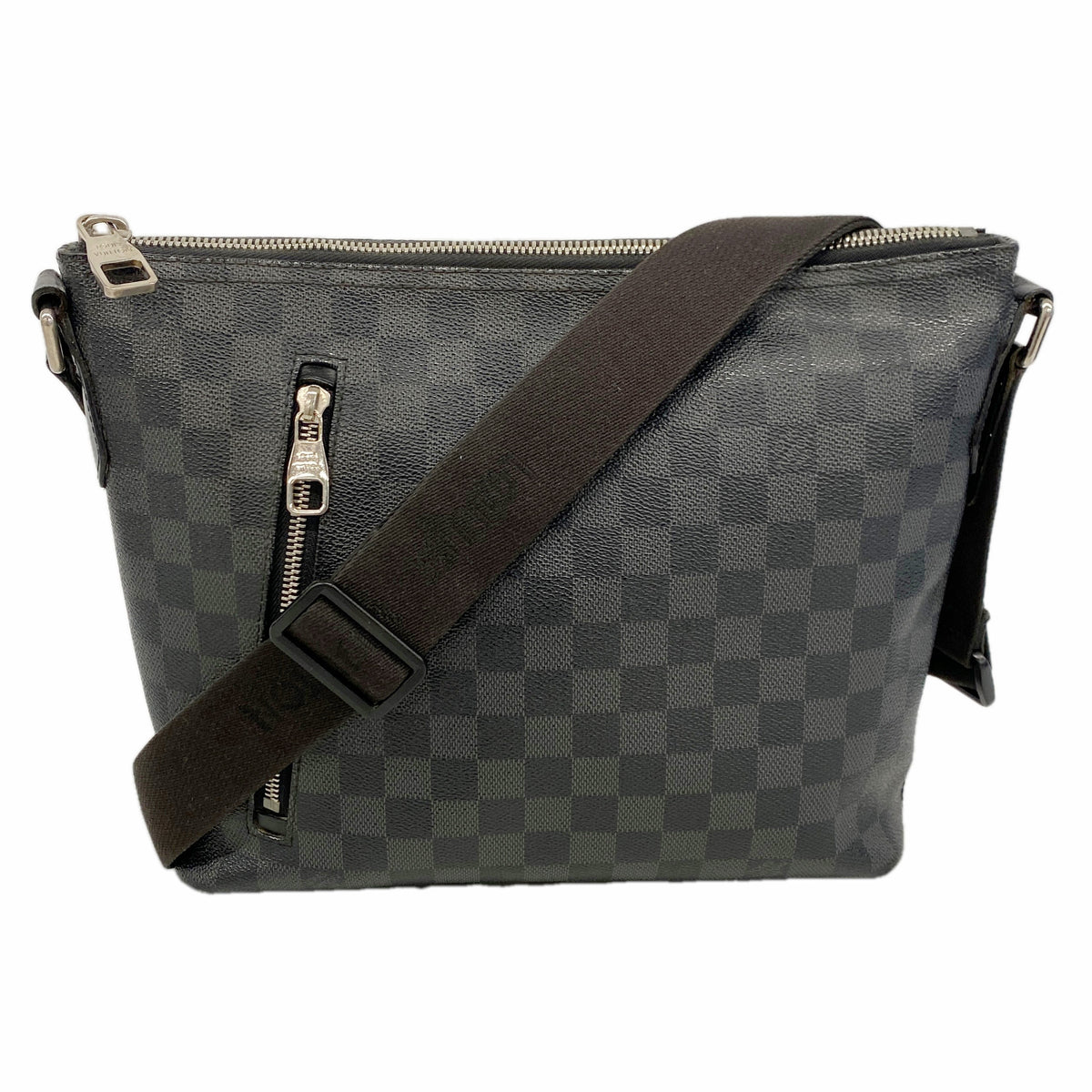 【6kd3897】ルイヴィトン ショルダーバッグ ダミエ・グラフィット ミックPM N41211 ブラック グレー【中古】メンズ
