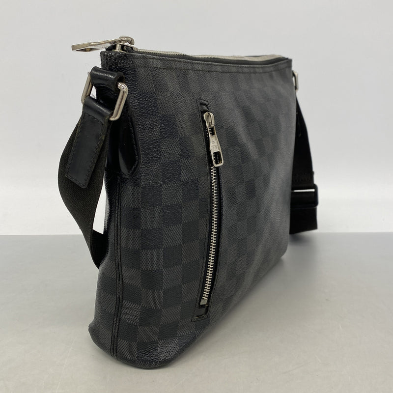 【6kd3897】ルイヴィトン ショルダーバッグ ダミエ・グラフィット ミックPM N41211 ブラック グレー【中古】メンズ