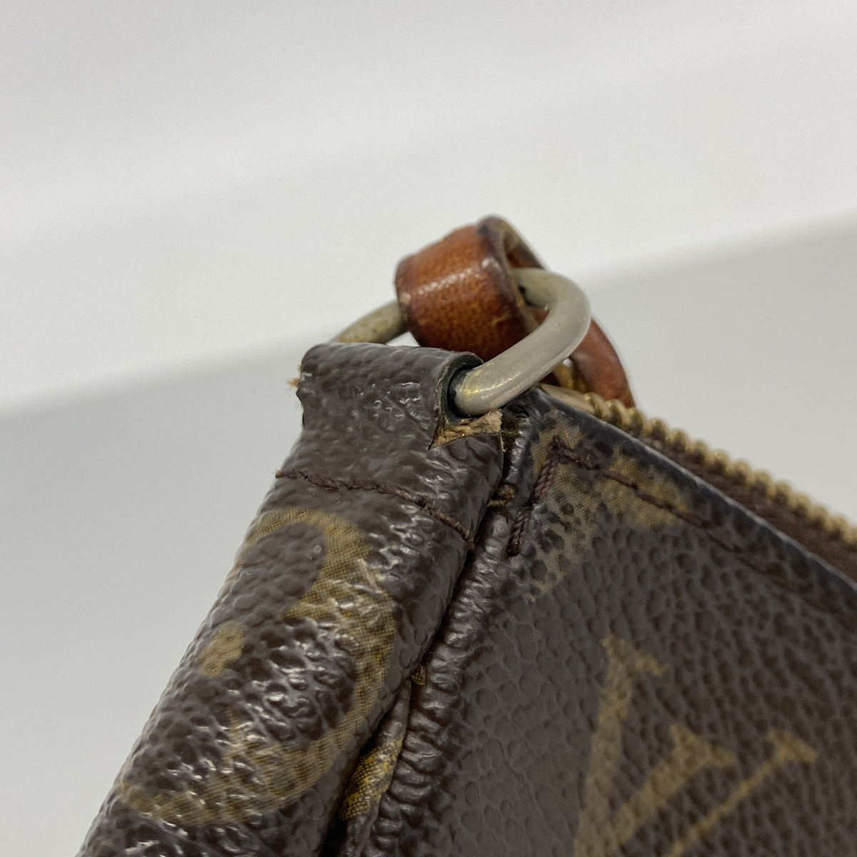 【6kd3899】ルイヴィトン ポーチ モノグラム ポシェットアクセソワール M51980 ブラウン【中古】レディース