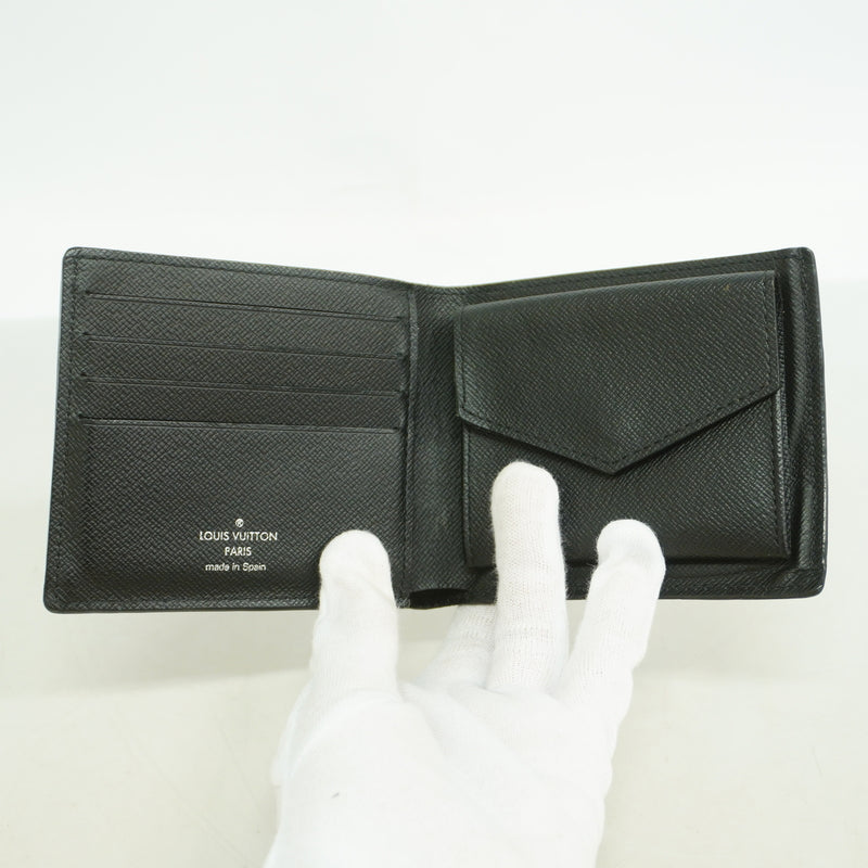 【6kd3907】ルイヴィトン 財布 エピ ポルトフォイユマルコNM M62289 ノワール【中古】メンズ